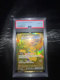 Pokemon TCG Prismatic English Gold Pikachu Hyper Rare #179 *GEM MINT PSA 10* - Image 1