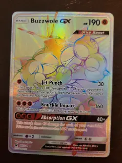 Buzzwole GX - 115/111 - Crimson Invasion Sun & Moon Secret Rare NM - Image 1