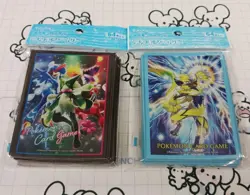 Pokemon Card Deck Sleeves Set Mascarainia Loudred Weeniball Zeraora 64 Count - Image 1