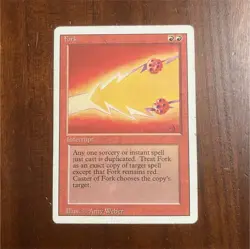 MTG Magic: The Gathering Fork Revised MP Ungraded No Reserve free shipping - Image 1