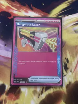 x1 Dangerous Laser - 058/064 - Ace Rare Pokemon Shrouded Fable M/NM - Image 1