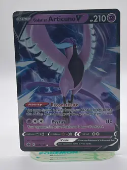 Pokemon TCG Pokemon Galarian Articuno V Ultra Rare Holo - Image 1