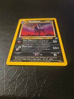 Pokemon Houndoom 8/64 Neo Revelation 70 HP Dark Pokemon Card 2000 English - Image 3