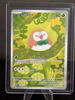 Rowlet 090/088 Holo Illustration Rare Perfect Order Pokemon Near Mint - Image 1