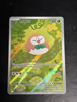 Rowlet 090/088 Holo Illustration Rare Perfect Order Pokemon Near Mint - Image 2