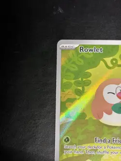 Rowlet 090/088 Holo Illustration Rare Perfect Order Pokemon Near Mint - Image 3