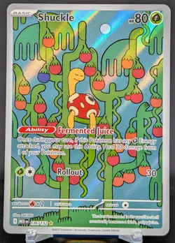 Pokemon Shuckle #136/132 English Mega Evolution Illustration Rare - Image 1