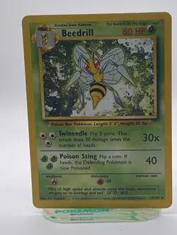 Base Set Pokemon TCG Beedrill - Image 1