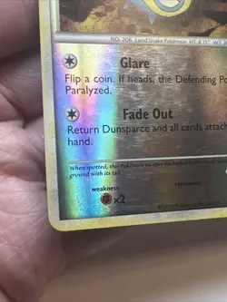 MP- Dunsparce 41/123 Reverse Holo HeartGold SoulSilver AUTHENTIC Pokemon Card - Image 3