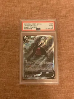 Pokemon TCG Regidrago V Silver Tempest 184/195 Holo Ultra Rare PSA 9 - Image 1