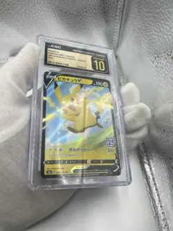 🔥🔥2021 Pokemon Pikachu V-Union Japanese 25th Anniversary Collection CGC 10 - Image 4