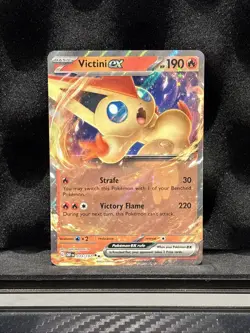 Victini ex 033/197 SV03: Obsidian Flames Holo Pokemon NM - Image 1
