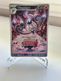 Pokemon Chandelure 103/086 Sv: White Flare Full Art Holo NM/M+ - Image 1