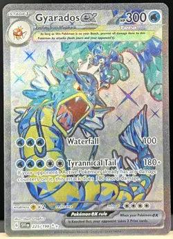 Pokemon - 225/198 Gyarados ex SV01 Scarlet & Violet Base Ultra Rare Holo LP - Image 1