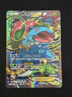 Pokemon TCG Venusaur EX XY123 Ultra Rare Black Star Promo Card - Image 1