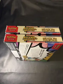 Pokemon Ascended Heroes Mega Evolutions Deluxe Pin Collection Sealed Lot (x2) - Image 3