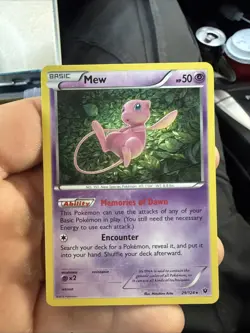 Pokemon TCG Mew 29/124 Fates Collide Holo - Lp - Image 1