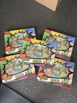 Lot of 5 Pokemon TCG Ascended Heroes Deluxe Pin Premium Collection SEALED - Image 1