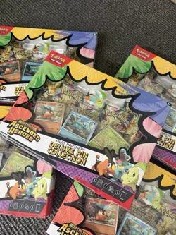 Lot of 5 Pokemon TCG Ascended Heroes Deluxe Pin Premium Collection SEALED - Image 2