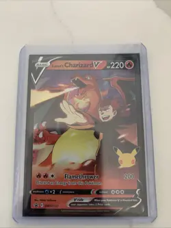 Pokemon Lance's Charizard V SWSH133 Sword & Shield Promo Holo 220 HP - Image 1