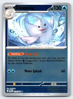 Pokemon Dewgong Perfect Order ME03 RARE REVERSE HOLO 019/088 Yoshioka NM - Image 1