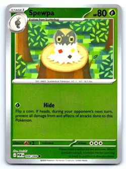 Pokemon Spewpa - ME03: Perfect Order POR Reverse Holo 008/088 NM Common Taiga Ka - Image 1