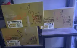 Sealed Pokemon TCG Chinese 25th Anniversary Golden Box Pikachu USA SELLER - Image 1