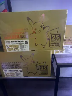 Sealed Pokemon TCG Chinese 25th Anniversary Golden Box Pikachu USA SELLER - Image 2