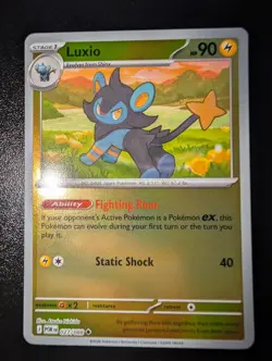 Luxio 027/088 Uncommon Perfect Order Pokemon Reverse Holo Near Mint - Image 1