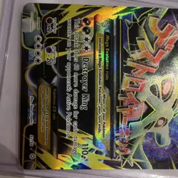 Pokemon TCG M Tyranitar EX Full Art Ultra Rare Holo 92/98 XY Ancient Origins - Image 5