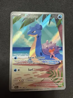 Pokemon Misty's Lapras 194/182 Destined Rivals Illustration Rare Holo 110 HP - Image 1