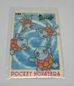 Used Pokemon Sealdass Stitch Touch Squirtle No.03 1998 Sticker Seal Japanese - Image 4