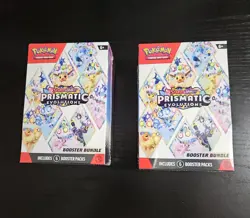 Pokemon TCG Scarlet Violet Prismatic Evolution Booster Bundle Lot Of 2 - Image 1