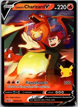 Lance's Charizard V SWSH133 Promo Sword & Shield Promos Near Mint - Image 1