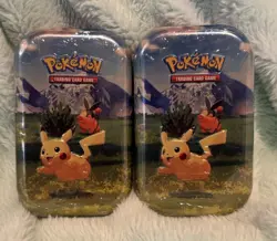 Pokemon TCG Mega Evolution Ascended Heroes Mini Tin Lot of 2 New Sealed - Image 1