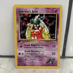Pokemon 1st Edition Gym Heroes - Sabrina's Jynx 59/132 - Uncommon - NM - Image 1