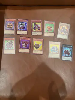 Chibi Art Complete Set All 10 Secret Rares MZMU 1st Ed YuGiOh Nm Out Of Packs - Image 1
