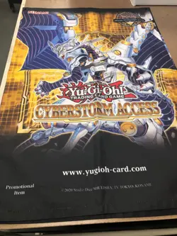 Yu-Gi-Oh! Cyberstorm Access Felt Promo Banner - Image 1