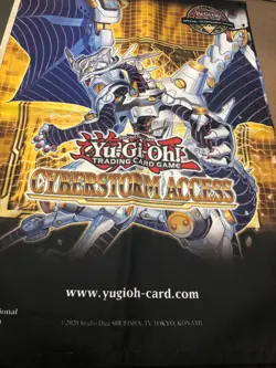 Yu-Gi-Oh! Cyberstorm Access Felt Promo Banner - Image 2