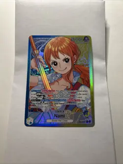 Nami (041) (Alternate Art) OP11-041 A Fist of Divine Speed Foil - Image 1
