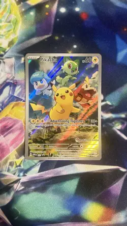 Pikachu - 027 (Pokemon Center Exclusive) 027 Sv: Scarlet & Violet Promo Cards... - Image 1