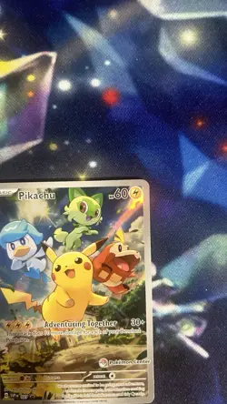 Pikachu - 027 (Pokemon Center Exclusive) 027 Sv: Scarlet & Violet Promo Cards... - Image 3