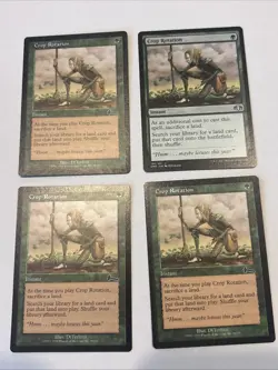 MTG Magic the Gathering Card LP - Crop Rotation Playset x4 - Image 1
