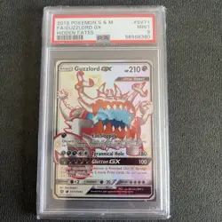 Guzzlord GX SV71/SV94 PSA 9 Hidden Fates Pokemon TCG Graded Card - Image 1