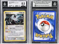 Pokemon EX Deoxys Rayquaza Gold Star Holo Card 107/107 2005 BGS 8.5 CLEAN - Image 1