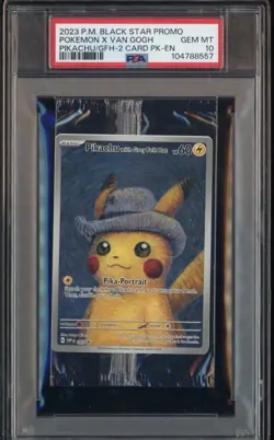Pokemon 2023 Pikachu with Grey Felt Hat Black Star Promo GFH-2 PSA 10 Card - Image 1
