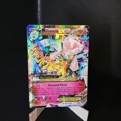 Mega M Diancie EX XY44 Black Star Promo Holo Pokemon Card - Image 1