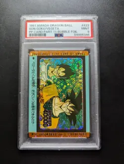 [PSA9] ya37 Psa 9 Dragon Ballz Amada Pp Card No.422 Slutty Duo Bubble Prism - Image 1