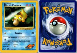 Pokemon Card - Misty's Psyduck 54/132 Gym Heroes Uncommon Heavily Played - Image 3