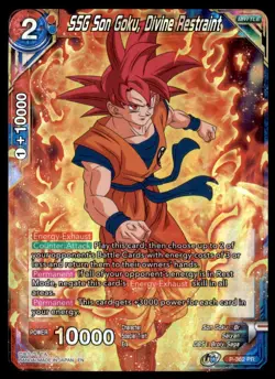 2022 Dragon Ball Super Card Game Promos #P362 SSG Son Goku, Divine Restraint PR - Image 1